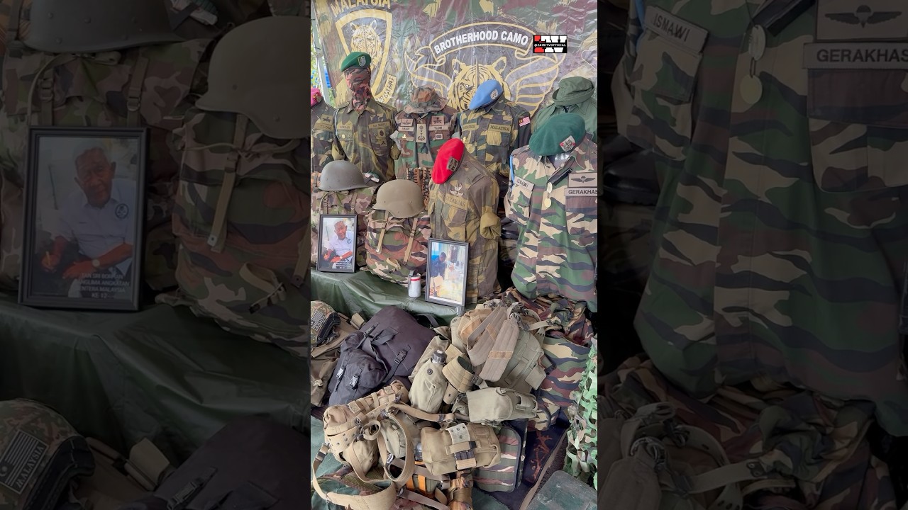 Loreng Tempur Tentera Darat Malaysia Tahun 70’-80’an 