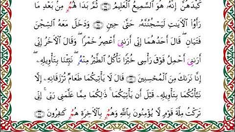 سورة يوسف برواية البزي عن ابن كثير ـ الشيخ أحمد ديبان