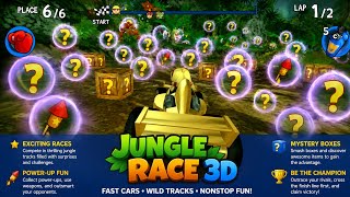 🔥 Jungle Race 3D🏎️ Jungle Kart Rivals🚀 Turbo Jungle Racing🌴 Wild Track Racer 3D💥 Mystery Box Racing screenshot 5
