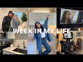 Week in my life apartment hunting with my boyfriend  come on set with me
