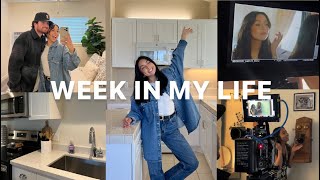 WEEK IN MY LIFE: apartment hunting with my boyfriend + come on set with me!