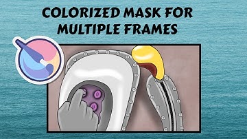 HOW TO USE COLORIZED MASK IN KRITA FOR MULTIPLE ANIMATION FRAMES
