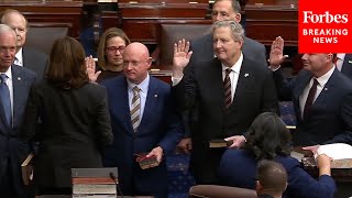 JUST IN: Senators Sworn In To 118th Congress By Vice President Kamala Harris