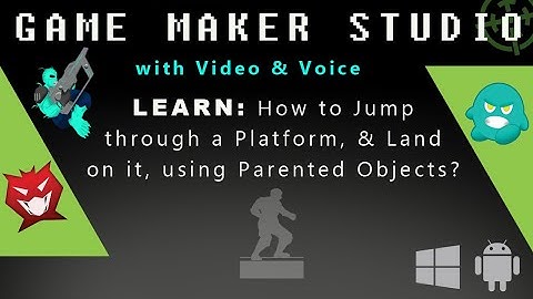 Game Maker Studio: How to Jump through a Platform, & Land on it, using Parented Objects?