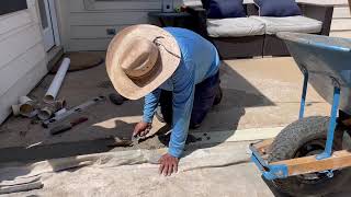 How to Install a Plastic Channel Drain in a Concrete Deck or Patio