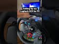 Setting up my Logitech G29