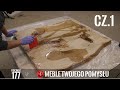 Cz 1 Stolik kawowy z monolitu dębowego gruntowanie żywicą epoksydową / epoxy coffee table