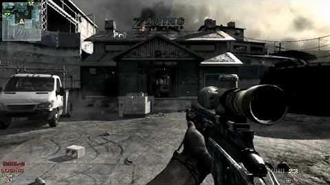 MW3 - Epic Throwing Knife Kill
