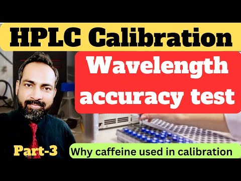 hplc calibration part 3 | wavelength accuracy test | hindi - YouTube