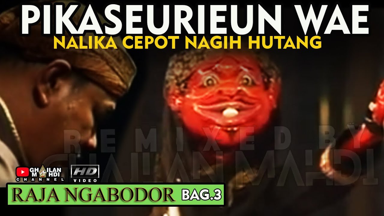 Cepot Nagih Hutang Pagelaran Wayang Golek Giri Harja 3 Bandung