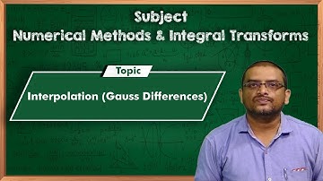 LEC15| NMIT | Interpolation (Gauss Differences ) by Dr. G. Ravindranath Reddy