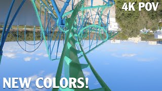 Kraken (2022) POV  SeaWorld Orlando B&M Floorless Coaster