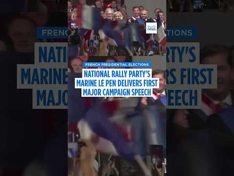 Le Pen vows to prioritise French citizens in first campaign speech