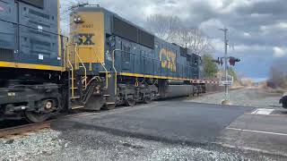 Safetran and Double YN3C - CSX I002 at Edgewood Ave 3/31/2022