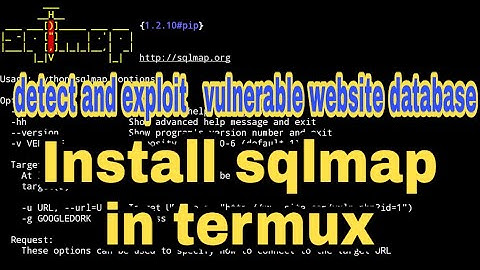 Installing Sqlmap In Termux