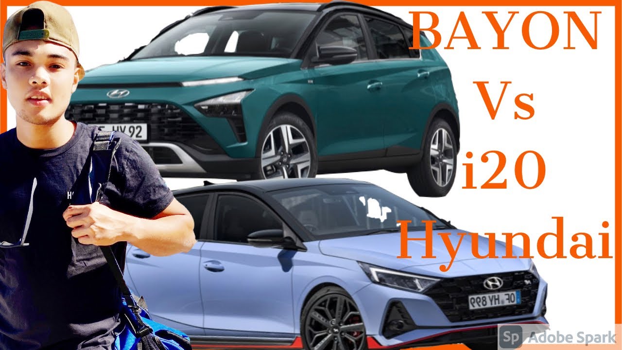 New Bayon Vs New i20 Hyundai look at the difference of this units - YouTube