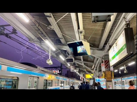 京浜東北線✖︎王子駅✖︎自放音源✖︎雷雨
