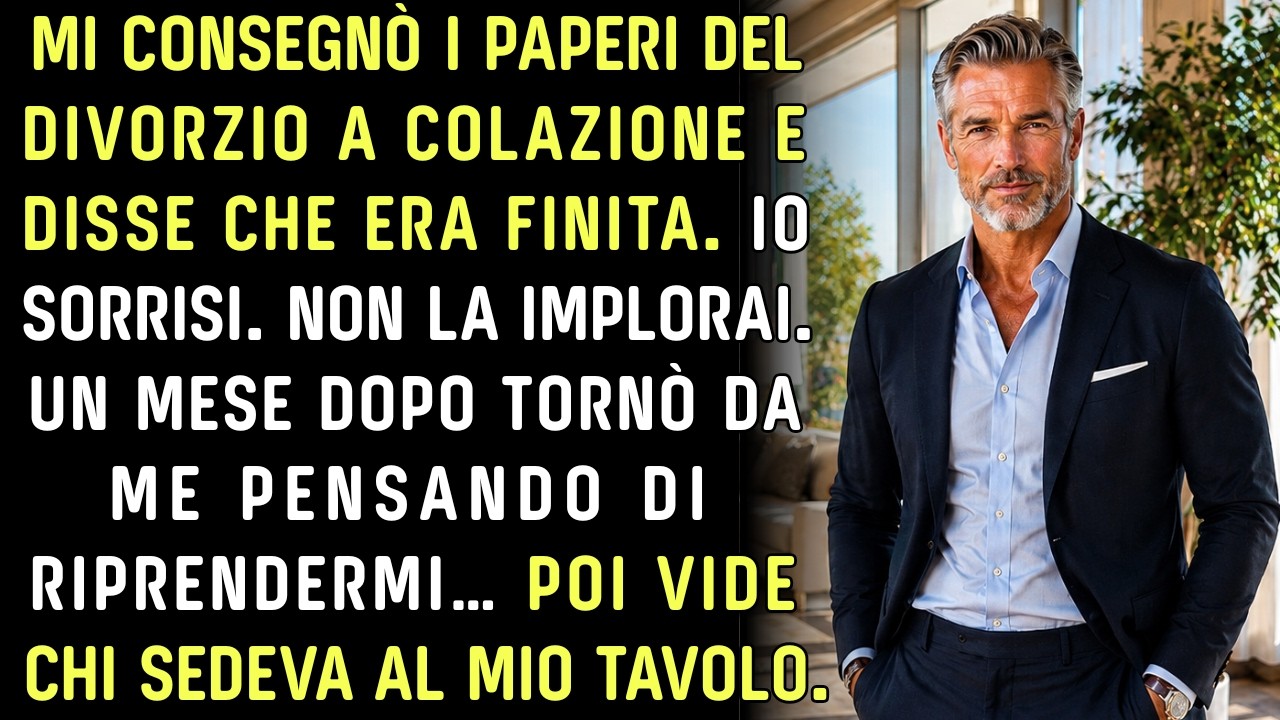 Quando mia moglie ha posato quella cartella accanto al mio caffè, non mi ha nemmeno guardato. “Ho parlato con il mio avvocato,” ha detto, con la voce di chi ha già vinto. “Tutto è già avviato.” I...