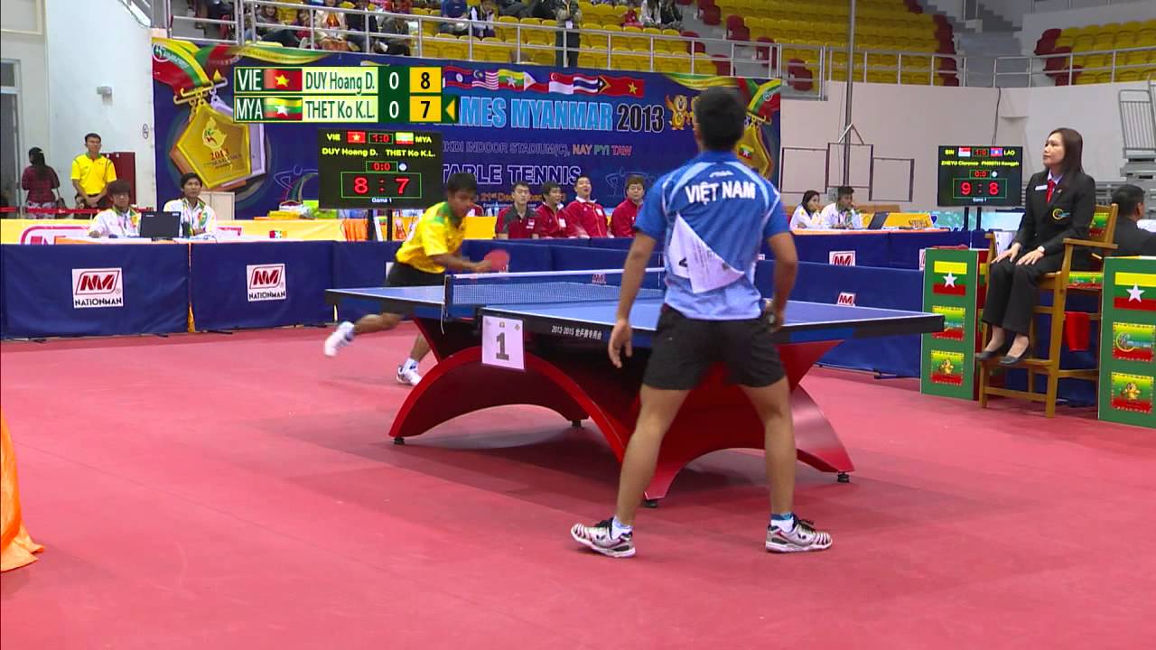 27th SEA GAMES MYANMAR 2013 Table Tennis 18/12/13 YouTube