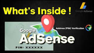 Google AdSense PIN Verification | Address (PIN) verification | What&#39;s Inside