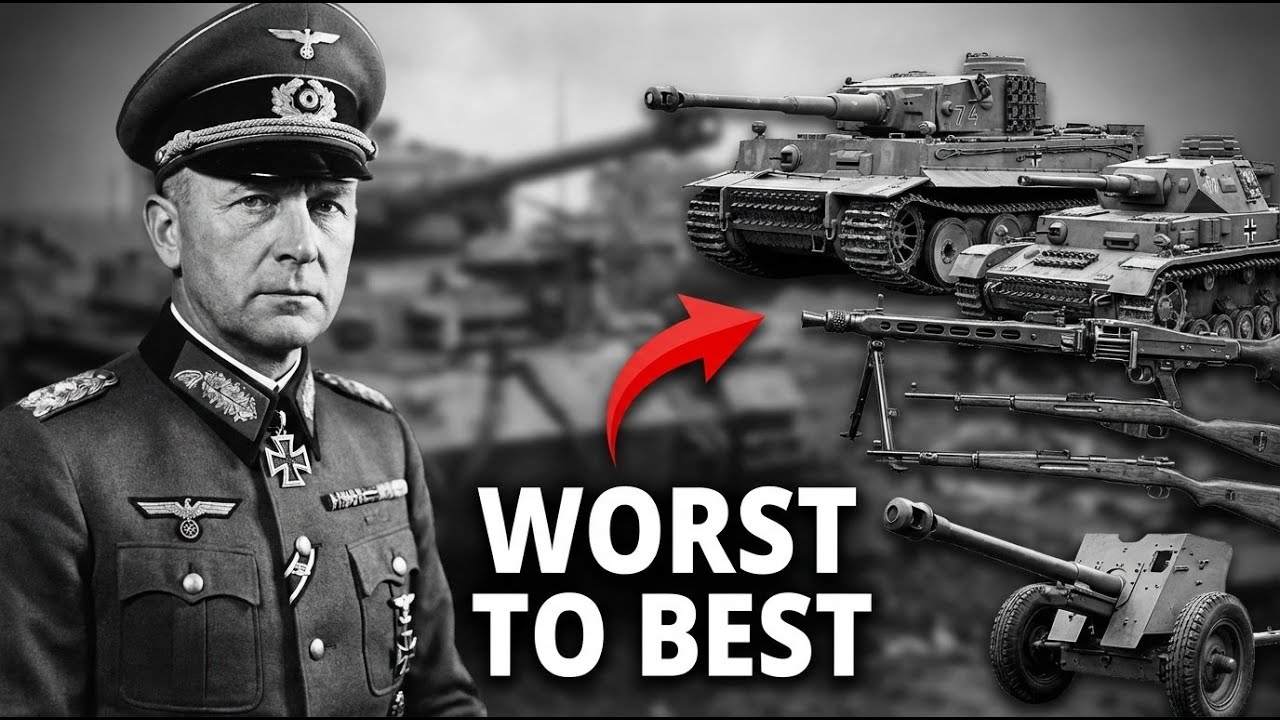 German Generals Rank WW2 Weapons From Worst To Best