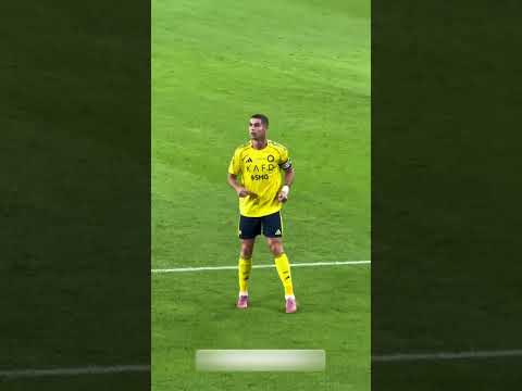 كريستيانو رونالدو في مباراة النصر و الاتحاد