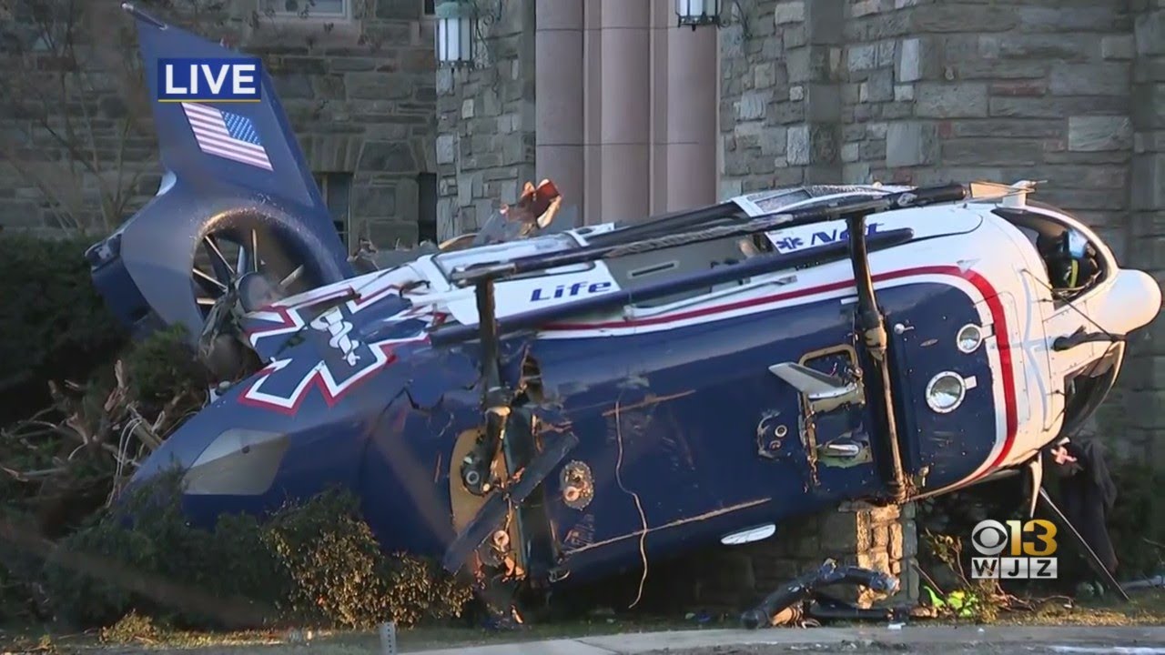 Medical Helicopter Traveling From Maryland To Philadelphia Crash Lands ...