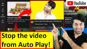 How to stop video play when you hover over them on the home screen YouTube