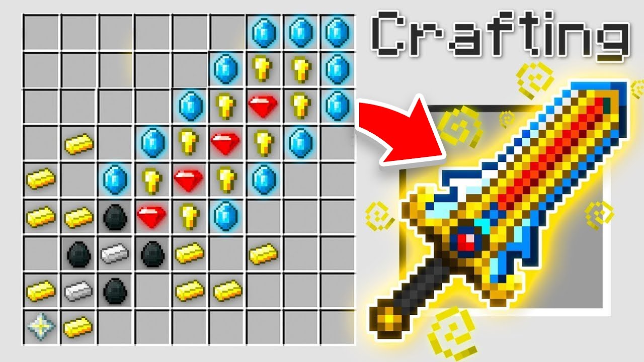 Minecraft aber, ich CRAFTE das 9,999,999 DIA SCHWERT (Mega Overpowered)