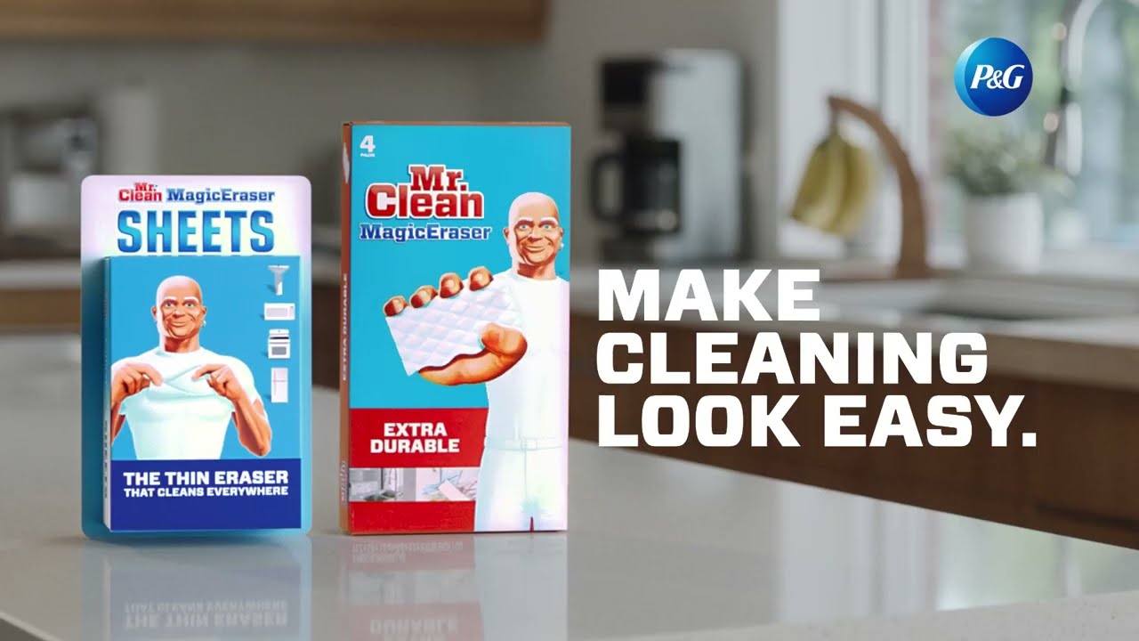 Make Cleaning Look Easy  Mr. Clean Magic Erasers 