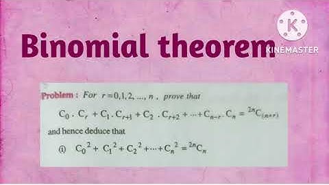 Binomial theorem 7 marks problems @sri math world