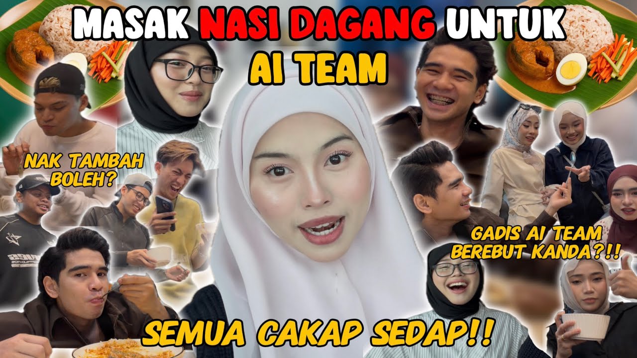 MASAK NASI DAGANG UNTUK AITEAM❗️ KANDA KACAK SEMUA GADIS TERGOD4❗️