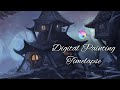 A Spooky Cute House - Krita Digital Painting Timelapse