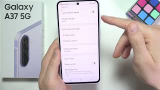 Samsung A37 5G: How to Remove Floating Bar