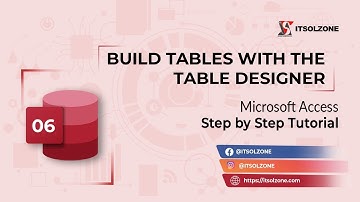 How to Build Tables with the Table Designer in Microsoft Access - Beginner | Step by Step | Tutorial