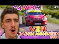 V2r 3  rallye du bassin annonen 2024  cuoq met le feu  sa c4 wrc 