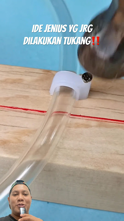 How to level a building using a custom water level hose #shorts #diy #water level hose #waterpass