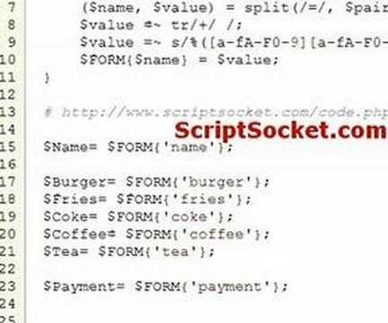 Perl Tutorial 37 - Parse a Form where Method=Post