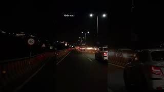 Hyderabad night driving 🤌❤️ #viral #heaven #hyderabad #city #view #rider #driving #satisfying #enjoy