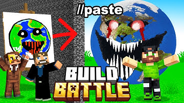 Using //PASTE to CHEAT in Minecraft Build Battle