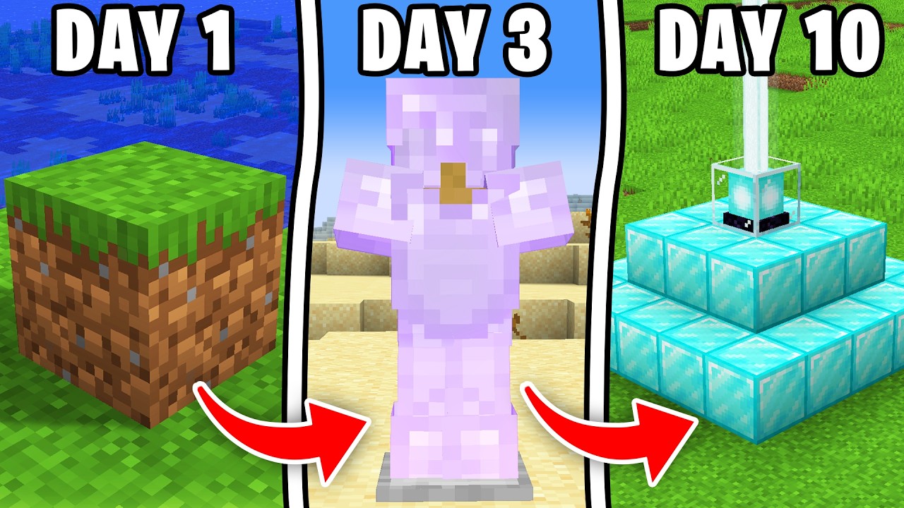 Can I Trade From Nothing To a Minecraft's Richest Player (E1-E5)