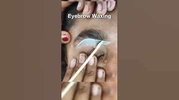 Brow waxing #eyebrow #waxing #waxathome