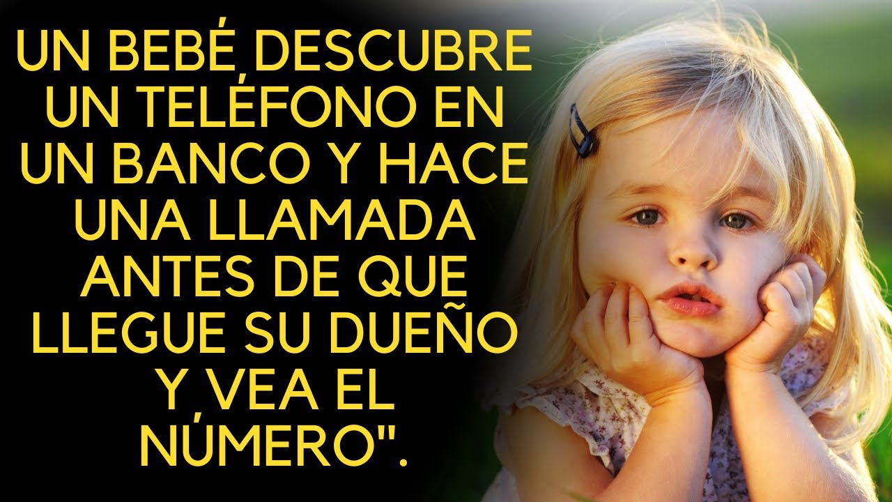 Un bebé descubre un teléfono en un banco y hace una llamada antes de que llegue su dueño y vea el