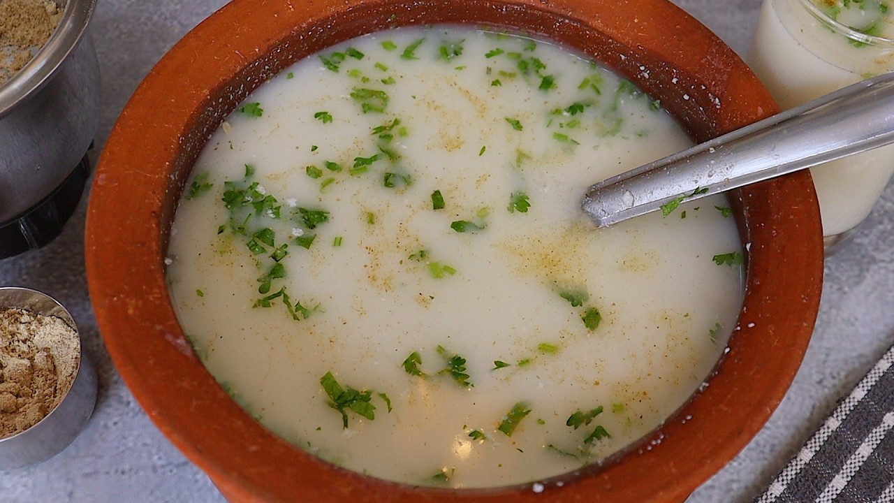 వేసవిలో శరీరవేడిని తగ్గించి అరుగుదలని పెంచే చల్లని మజ్జిగ😋 Buttermilk Recipe In Telugu👌Summer Recipe