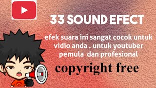 33 sound efek yg sering di pake youtuber Suara efek vidio yang paling mantul