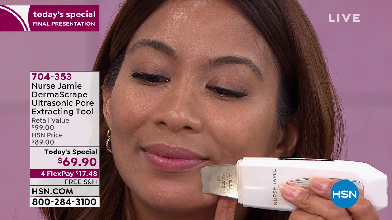 Nurse Jamie DermaScrape Ultrasonic Pore Extracting Tool