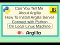 Can you tell me how to install argilla server on local linux machine  push datasets for annotation