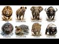 LOS 8 Animales más Terroríficos de la SAVANA Explicado en 6 Minutos