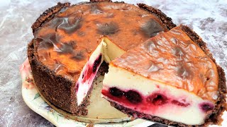 Чизкейк Бюджетный! Вкусный чизкейка с низким содержанием сахара!/ low sugar cheesecake! Recipe!