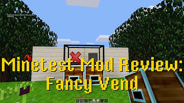 Minetest Mod Review: Fancy Vend
